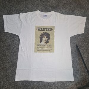 The Doors Vintage 1999 Jim Morrison Wanted Poster Cancelled Tour T-Shirt Size XL